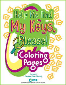 "Help Me Find My Keys, Please!" Coloring Pages